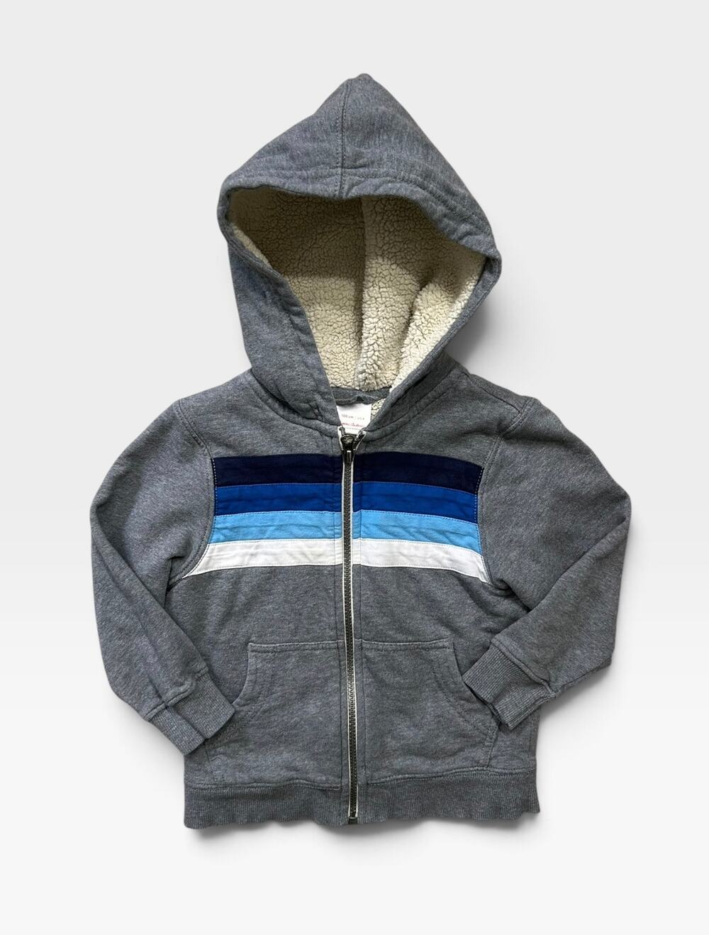 Hanna Andersson Sherpa-Lined Hoodie, Size 4